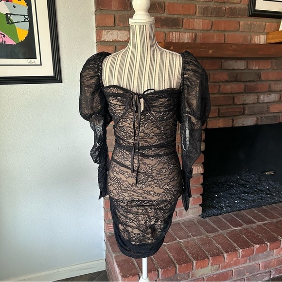 NWT Majorelle Marija Mini Dress in Black Sz M - Picture 4 of 7